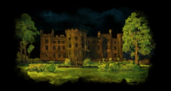 A watercolour painting of Markree Castle